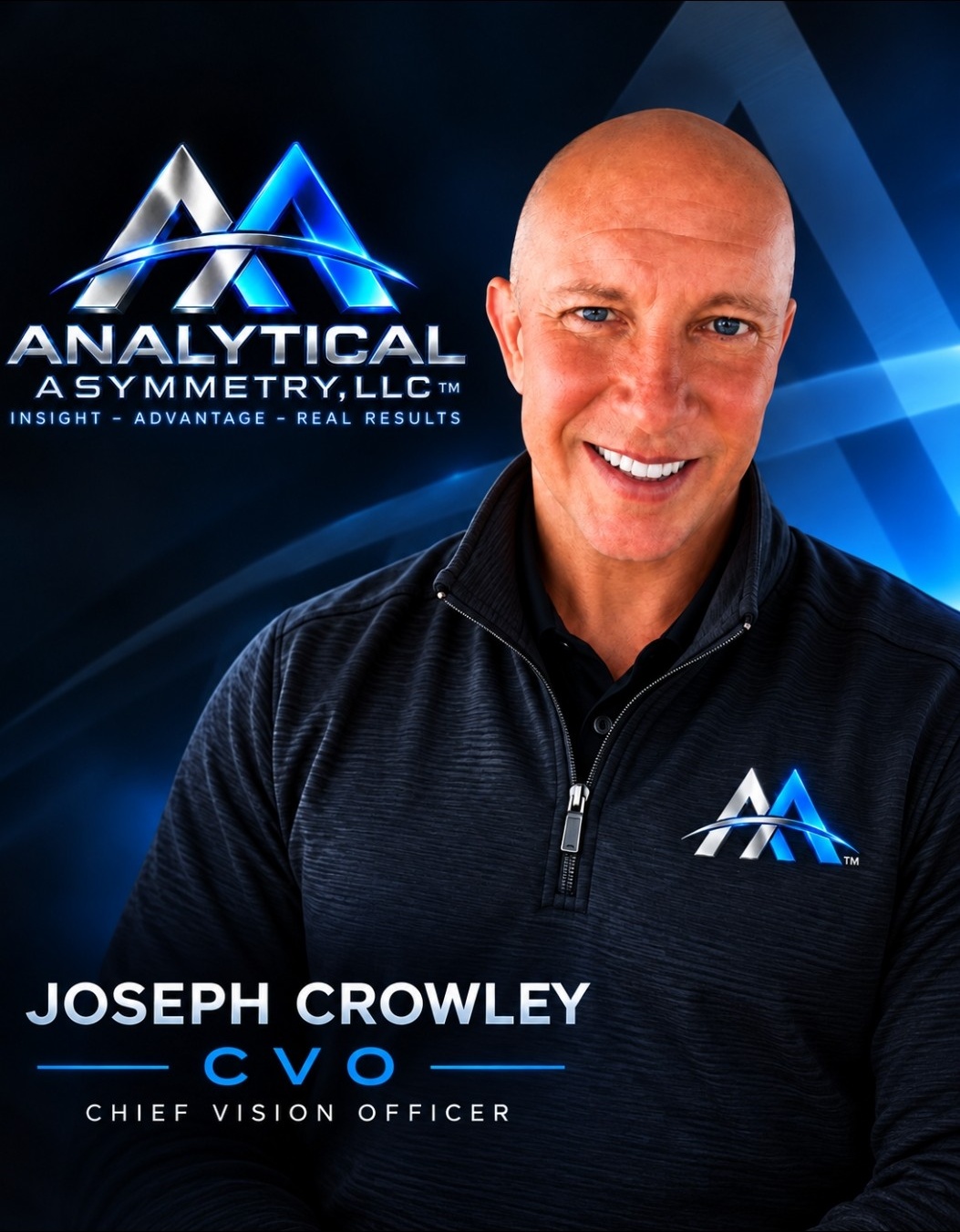 Joseph Crowley, Founder and Chief Vision Officer of Analytical Asymmetry
